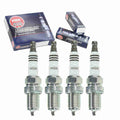4 pc NGK 5689 Iridium IX Spark Plugs for .K6RTP 1765286 1765292 4707 5302 5958798 9139643 F6DP F7DCR4 IQ20 IQ20TT Ignition Wire Secondary Fits select: 1987-1992  SUPRA, 1993-1998 SAAB 900