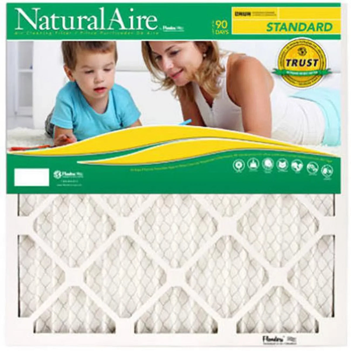 NaturalAire Standard Pleated Air Filter - Pack Of 12. Flanders 84858.011414 14 x 14 in