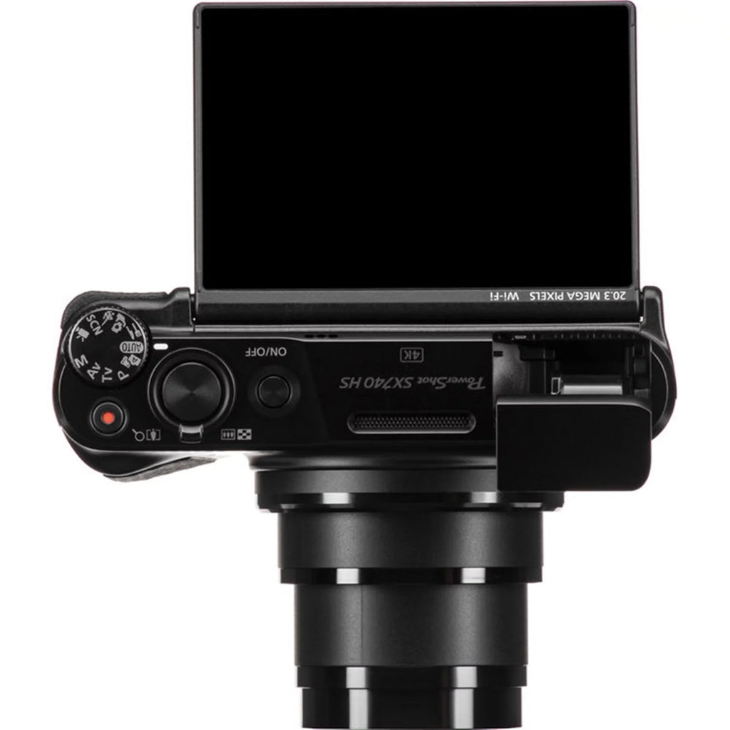 PowerShot SX740 HS 20.3MP Digital Camera Black with 64GB Memory card