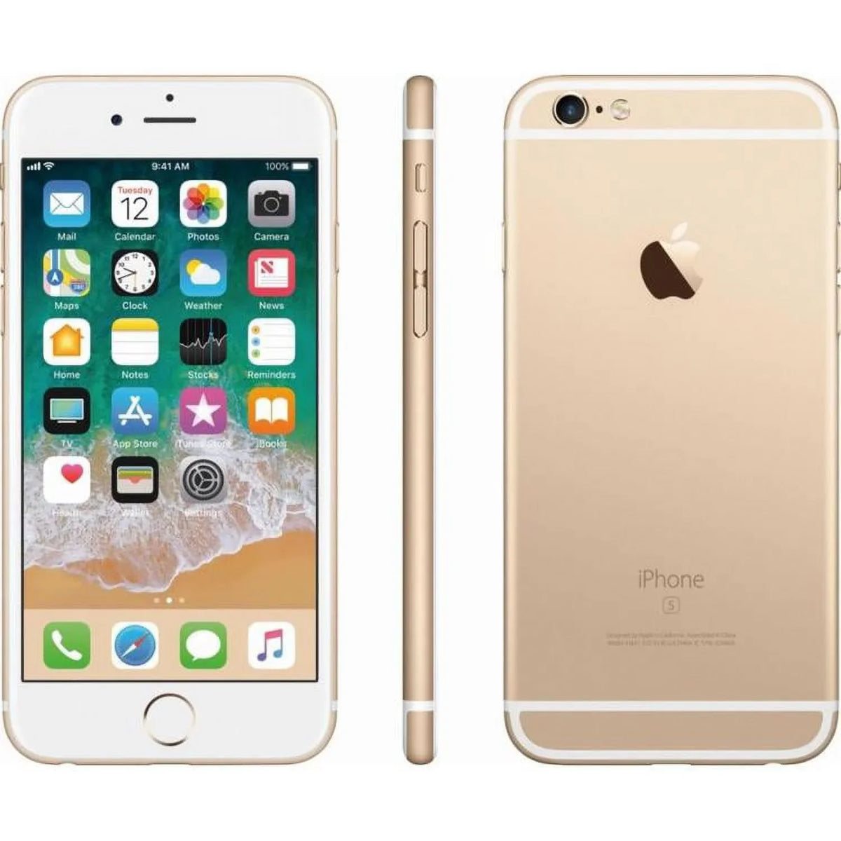 Restored  iPhone 6s A1633 (Fully Unlocked) 16GB Gold (Refurbished)