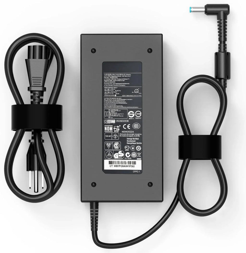 150W 7.7A AC Charger for  Original  ZBook 15 16 17 15u 15v G3 G4 G5 G6 G8 OMEN 15 17 ZBook Create Fury 15 17 G7 Victus 15 ADP-150XB B 740243-001 Laptop Power Adapter