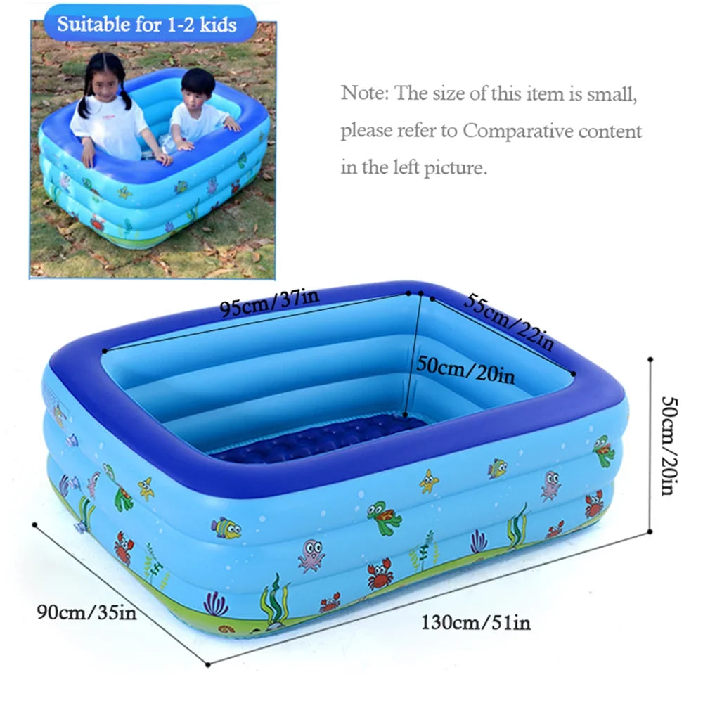 GoolRC Portable Swimming Pool Inflatable Swimming Pool Basin Kid Bathtub
