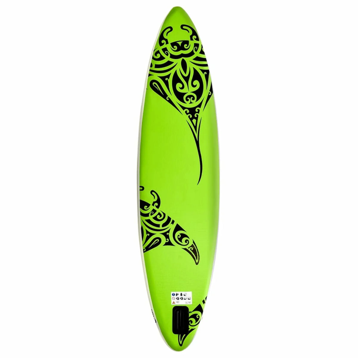 Dcenta Inflatable Paddleboard Set Beach Surfing Board with Oar, Fin, Hand Pump,  Kit and Carrying Bag Surfboard for Adults 120.1 x 29.9 x 5.9 Inches (L x W x H)