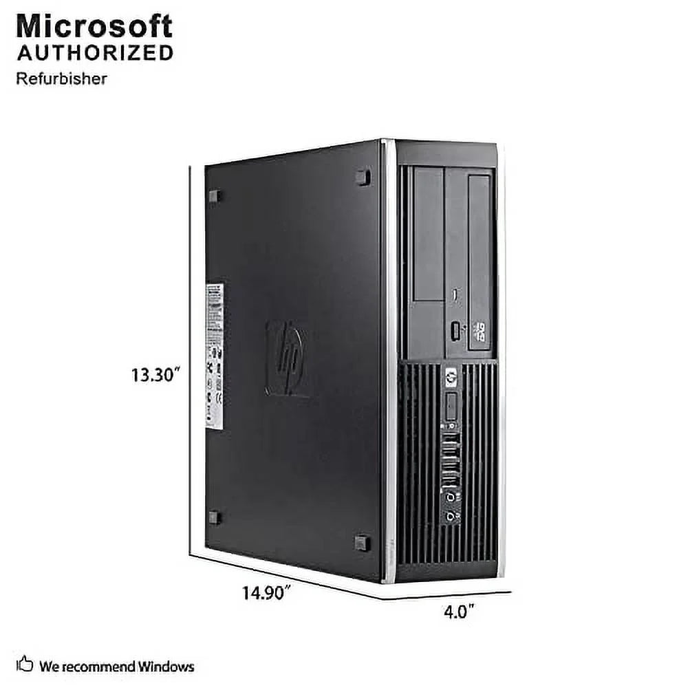 Compaq Pro 6305 SFF Business Desktop PC, AMD A6 5400B up to 3.8G,8G,1T SSD, DVD, WiFi, BT 4.0, VGA, DP, Win 10 64 Bit-Multi Language(AMD A6)(used)
