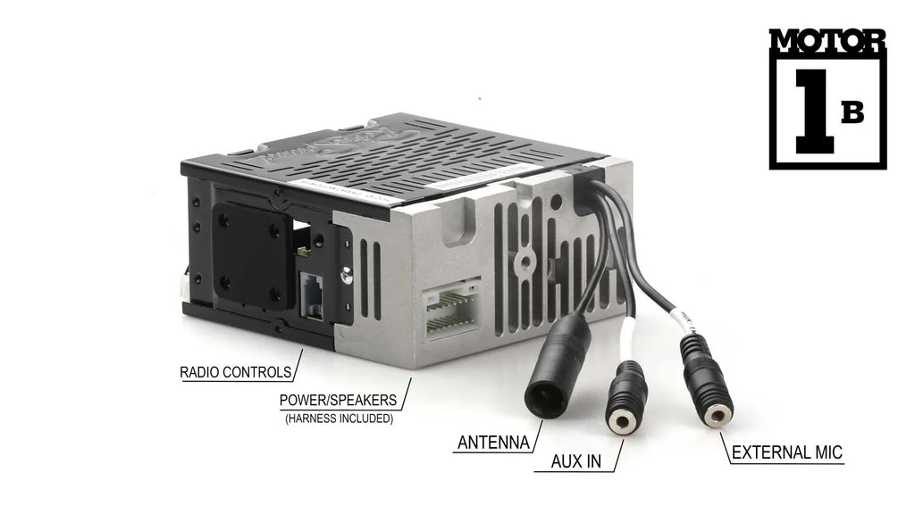 RetroRadio appropriate with 1981-85 Jeep CJ8/Scrambler Features Include Bluetooth, AUX, AM/FM LABC-M1-116-03P-73PJ1
