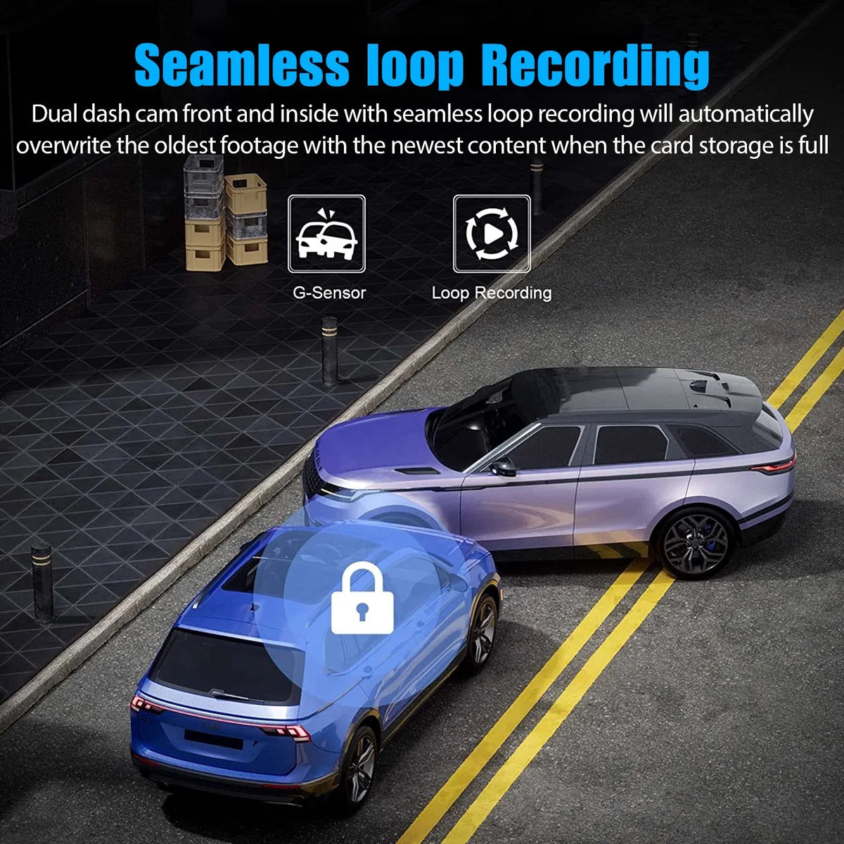 Dash Cam Front Rear Inside W/32GB TF Card, 3 Channel Dual Dash Camera, 1080P Car Camera DVR Backup Cam, 3 Way Triple Dashboard Driving Recorder, Inside IR Night Vision, G-Sensor