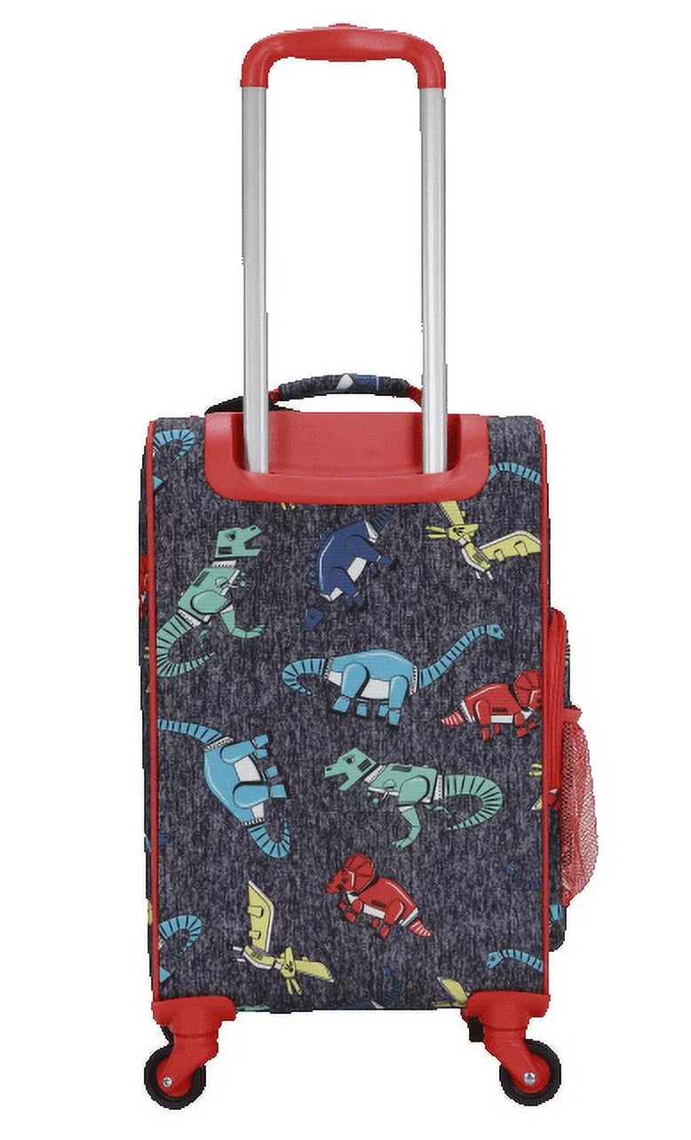 CRCKT 3 PC LET'S DINO SOAR SOFTSIDE WITH PACKING CUBE AND LUGGAGE TAG