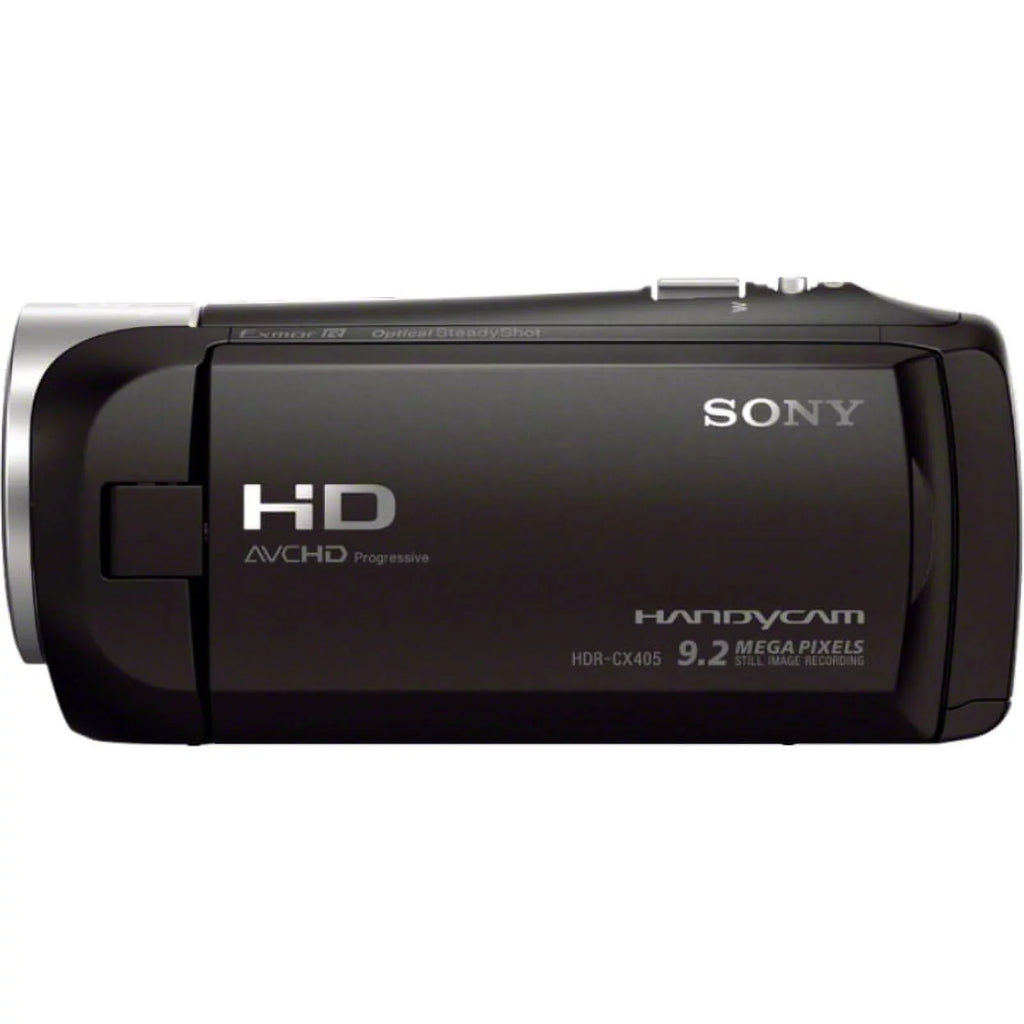 HDR-CX405/B Full HD 60p Camcorder + 64GB Ultra MicroSDXC UHS-I Memory Card + NP-BX1 Battery Pack + Accessory Bundle