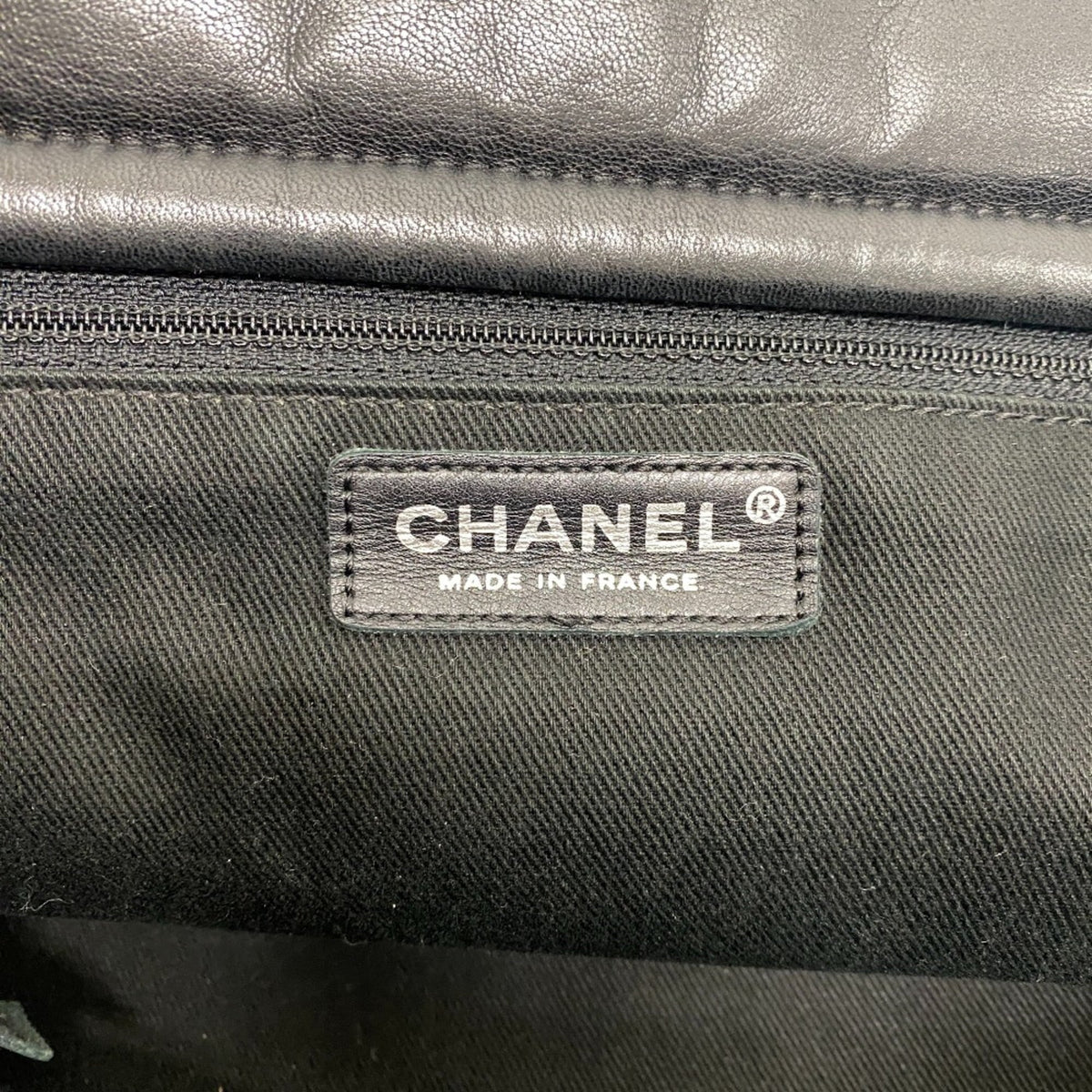 Pre-Owned CHANEL Bubble Quilt Chain Shoulder Coco Mark Handbag Black Women's Z0005974 (Fair)