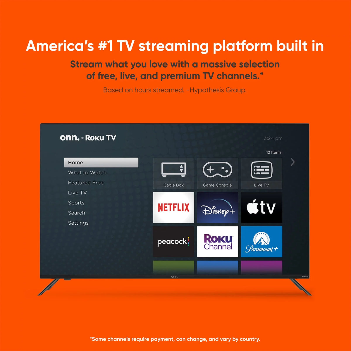 40” Class FHD (1080P) LED Roku Smart TV (100097810). onn