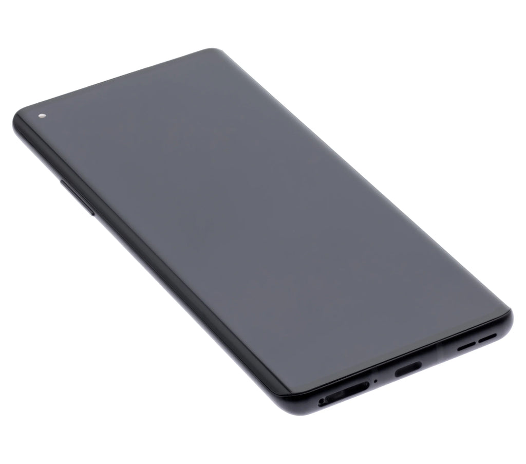 Replacement OLED Assembly With Frame appropriate For OnePlus 8 / 5G (Non-Verizon 5G UW Frame) (Refurbished) (Onyx Black)