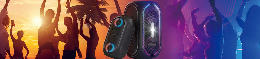 Soundcore Anker Rave Portable Bluetooth Speaker, Black, A3390Z11