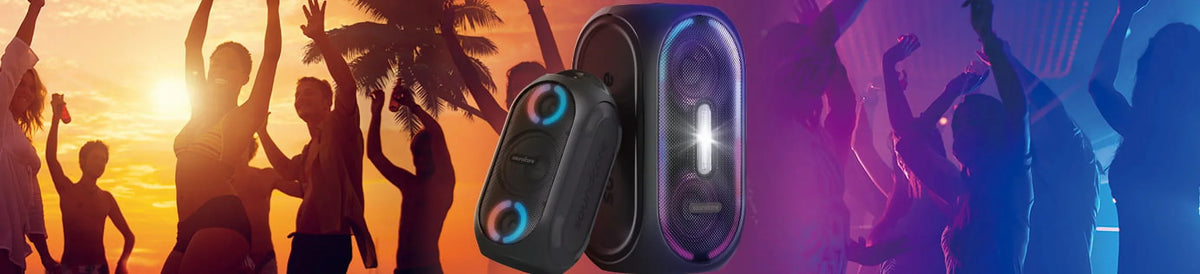 Soundcore Anker Rave Portable Bluetooth Speaker, Black, A3390Z11