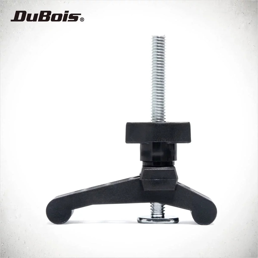 DuBois 51045-P4 Mini T Track Hold Down Clamps Woodworking Series, 3-3/4" x ¾ Reinforced Plastic Clamps with Steel T-Bolts, 8PK