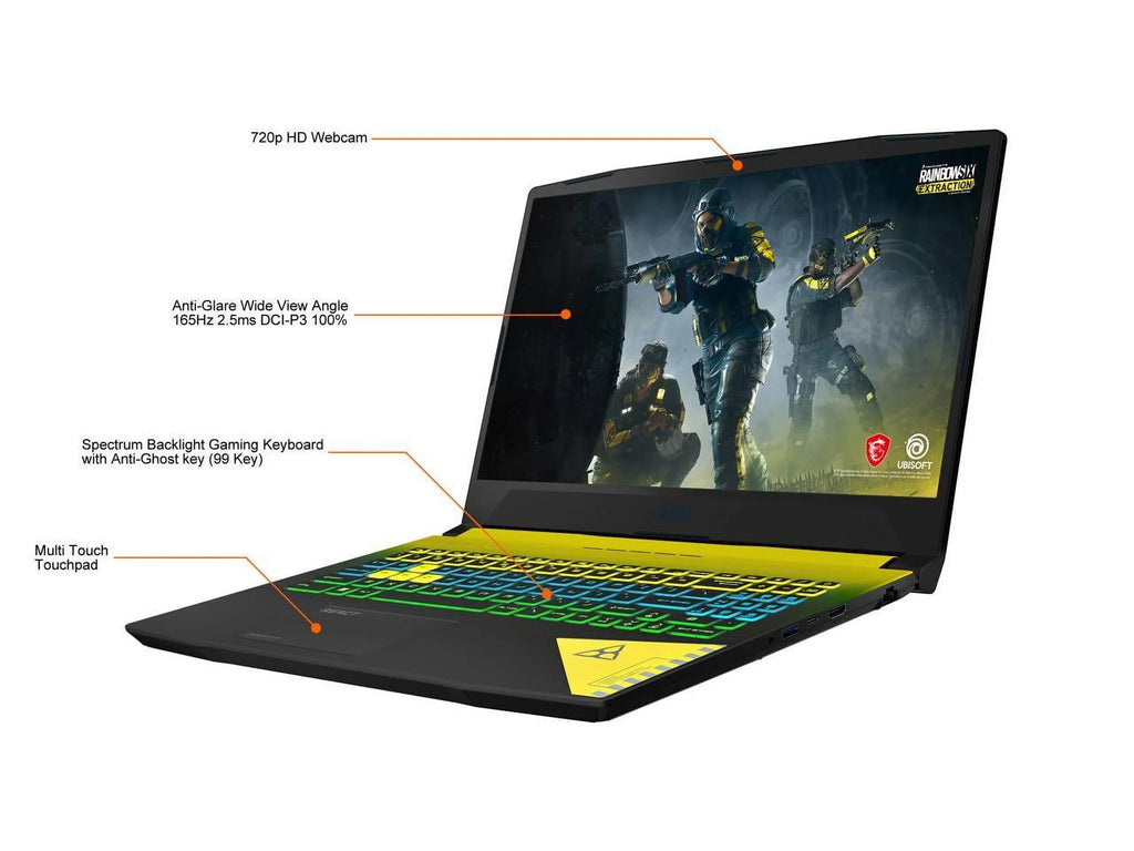 MSI - 15.6" 165 Hz -  Core i7 12th Gen 12700H (2.30GHz) - NVIDIA GeForce RTX 3070 Laptop GPU - 16 GB DDR4 - 1 TB PCIe SSD - Windows 11 Home 64-bit - Gaming Laptop (Crosshair 15 R6E B12UGZ-050 )