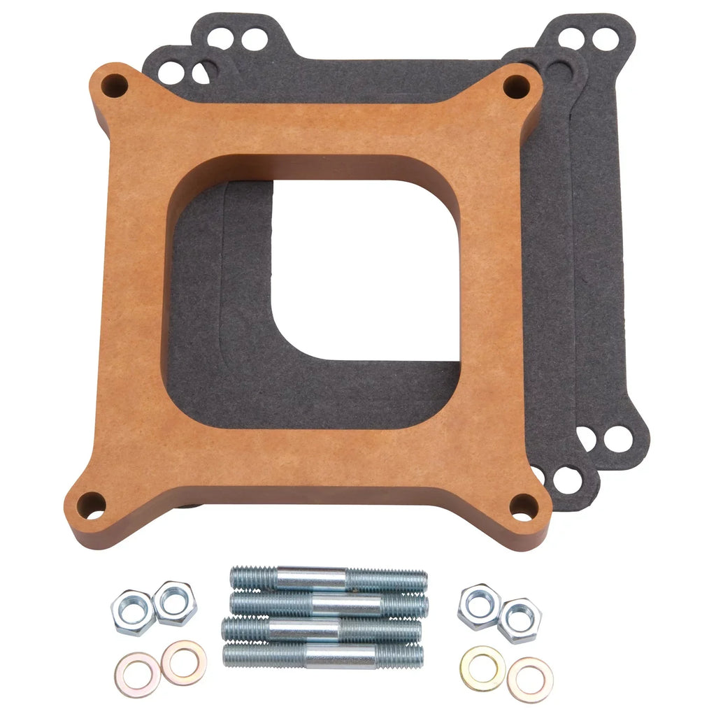 Edelbrock 8724 Edelbrock Holley Carburetor 1/2 in Open Wood Laminate Spacer