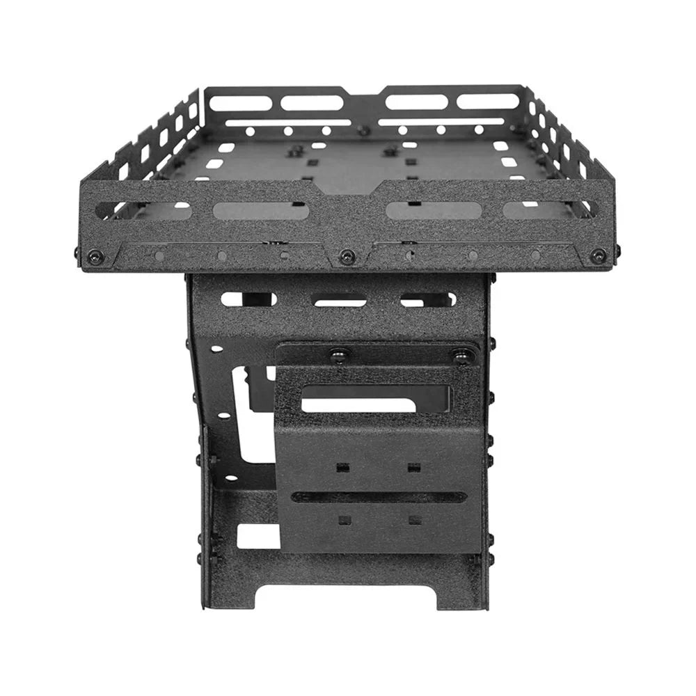 Hooke Road Spare Tire Utility Basket Fit 1976-2024 Jeep Wrangler TJ YJ JK JL  Bronco RV