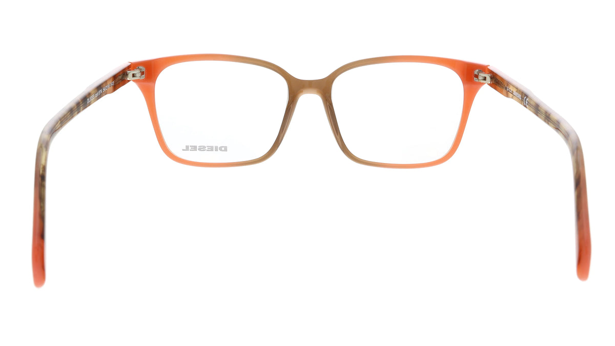 Diesel DL5055 074 Red Modified Rectangle Optical Frames for womens