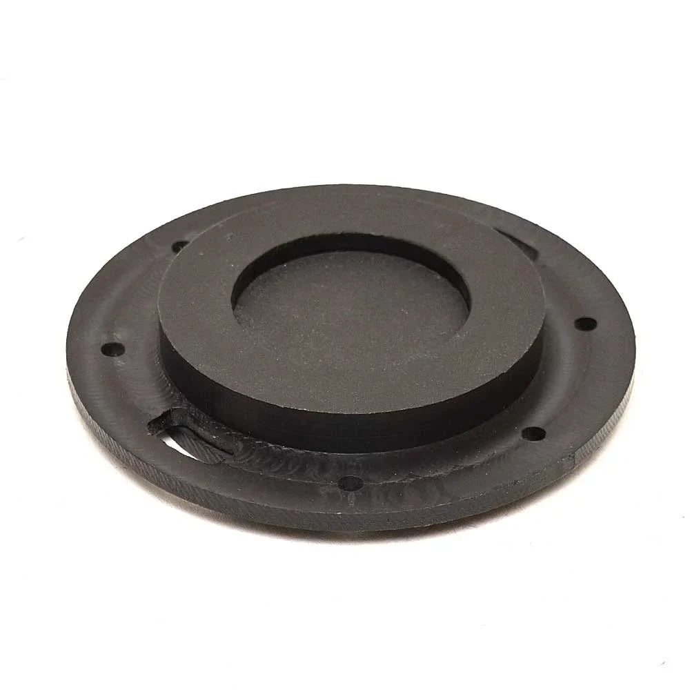 Lowe vessel Deck Plate 2128329 | Ski Pylon 2 1/2 Inch Black Starboard