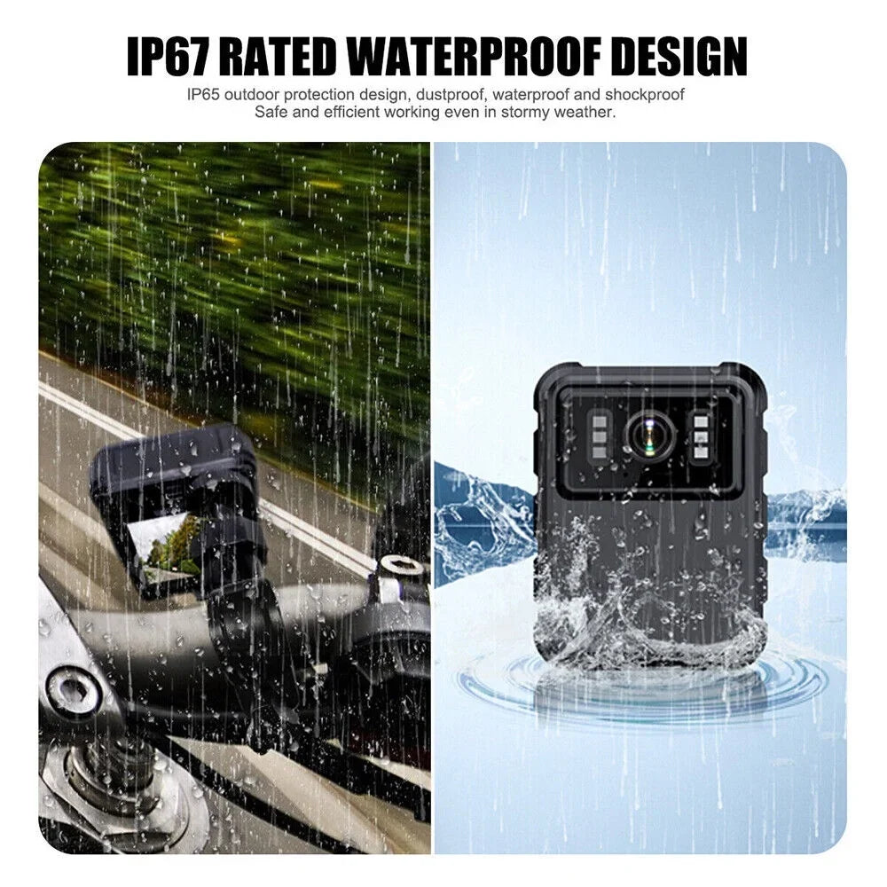 Jahy2Tech Full Colour 2" LCD Screen Black WiFi Action Helmet Cam 1080P HD 300W Camcorder IP67 Waterproof Support 128G Memory Loop Record