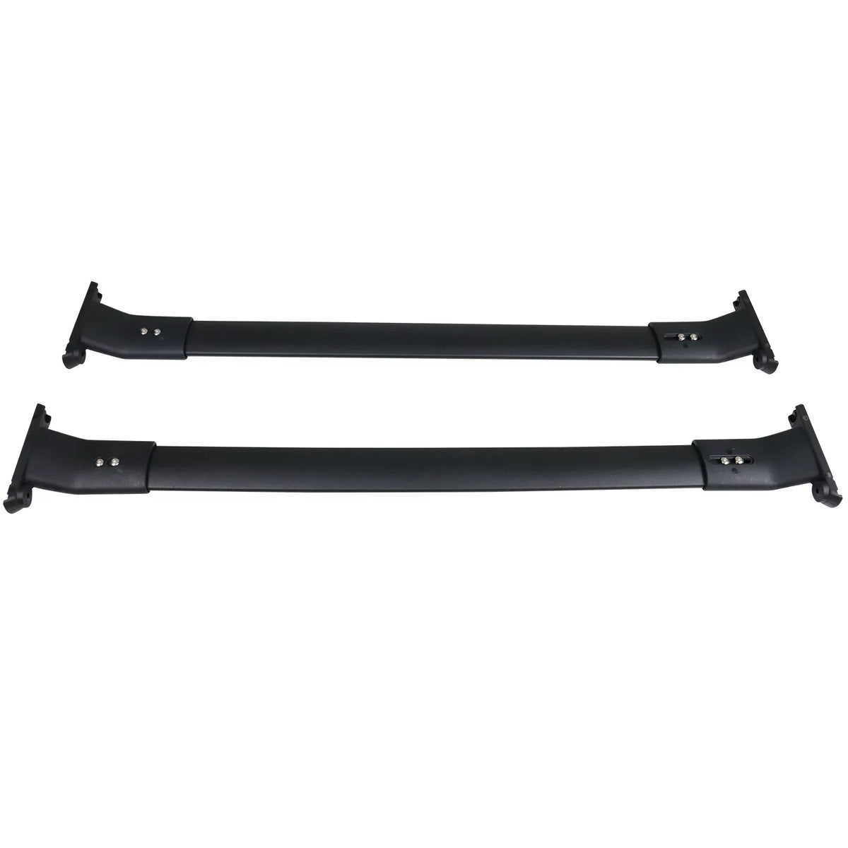 Ikon Motorsports suitable with 13-16 Mazda CX-5 CX5 OE Style Cross Bar Roof Rack Black Aluminum