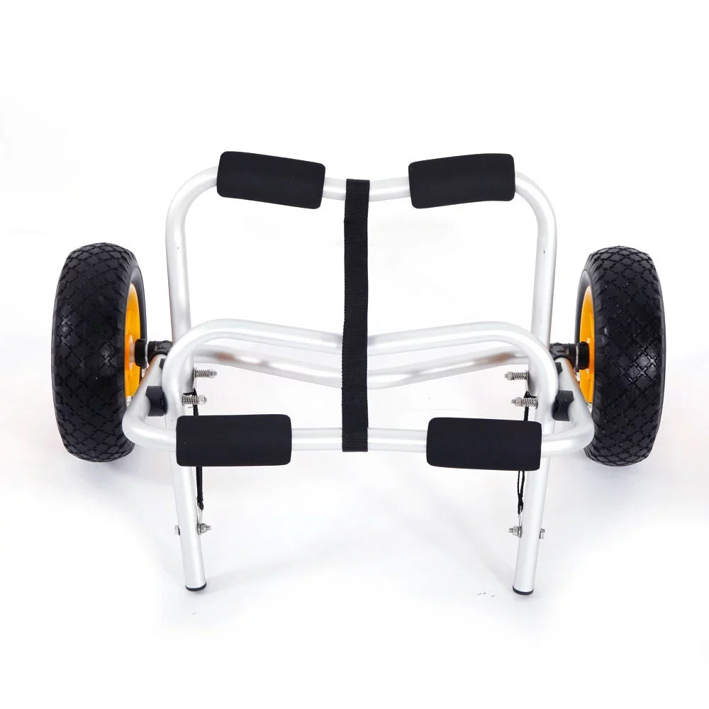 Ktaxon Aluminum Alloy Canoeing Trailer Cart Kayak Dolly ship Canoe Trolley with Wheels