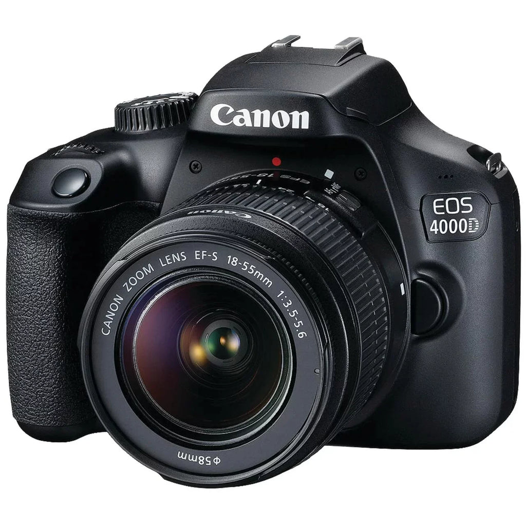 EOS Rebel T100 / 4000D DSLR Camera with 18-55mm Lens, SanDisk 32GB Memory, Tripod, Backpack and ZeeTech Bundle