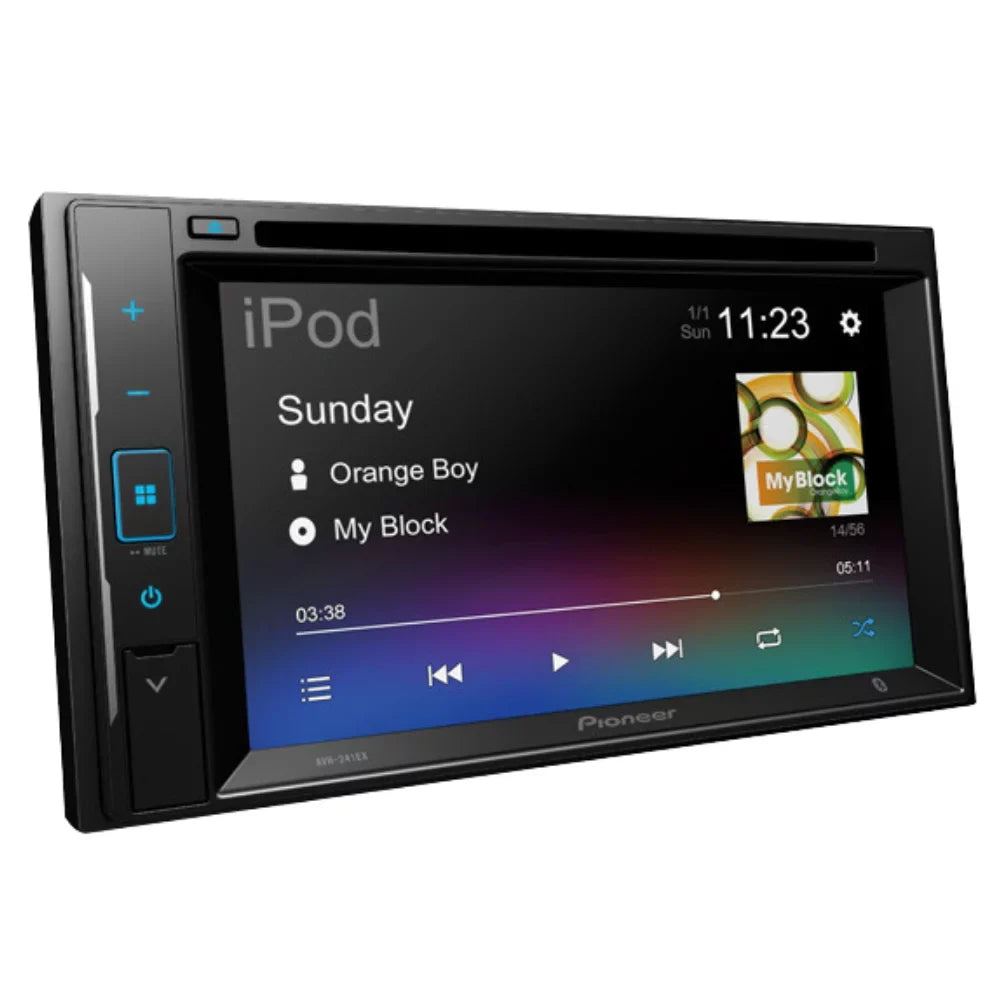 KIT4749 Bundle for 1999-2003  F150 W/ Pioneer AVH-241EX Double DIN Car Stereo with Bluetooth/Backup Camera/Installation Kit/in-Dash DVD/CD AM/FM 6.2" Touchscreen Digital Media Receiver