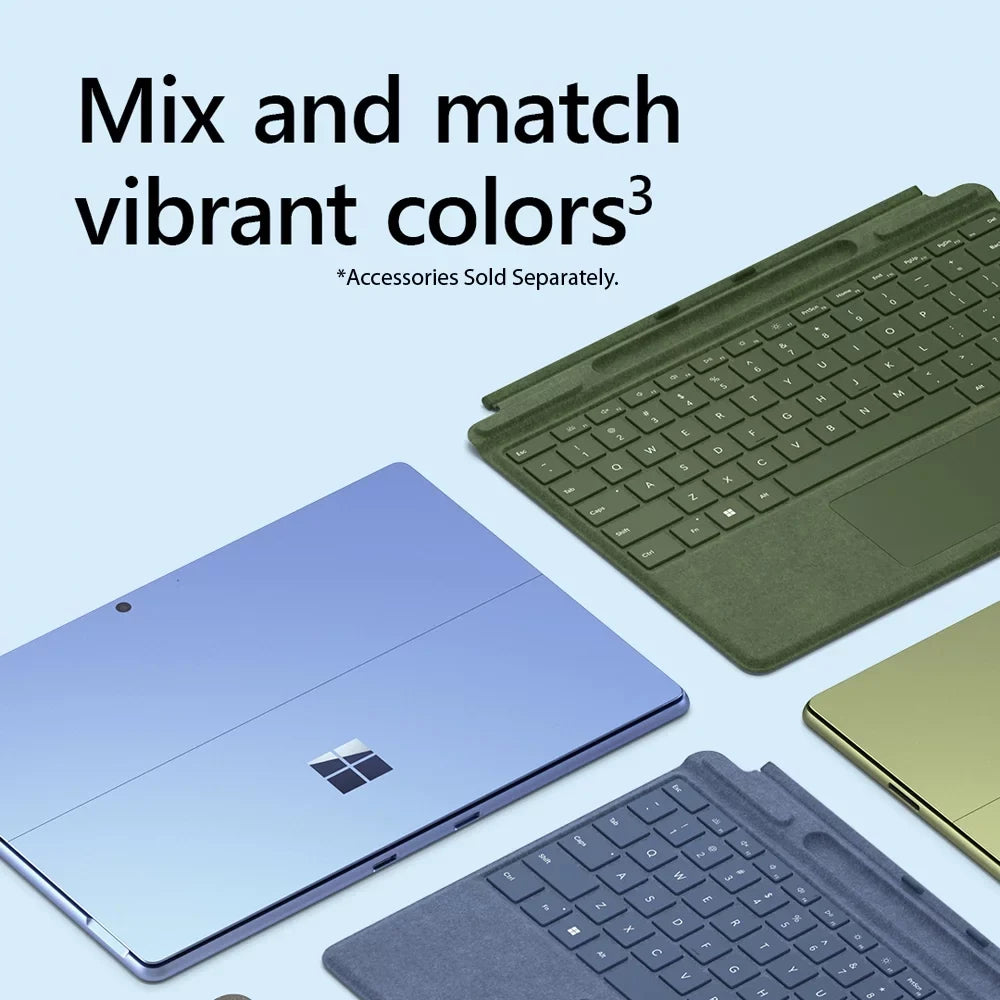 Restored  Surface Pro 9 13" Touch Tablet,  i7 16GB/256GB, Sapphire (Refurbished)