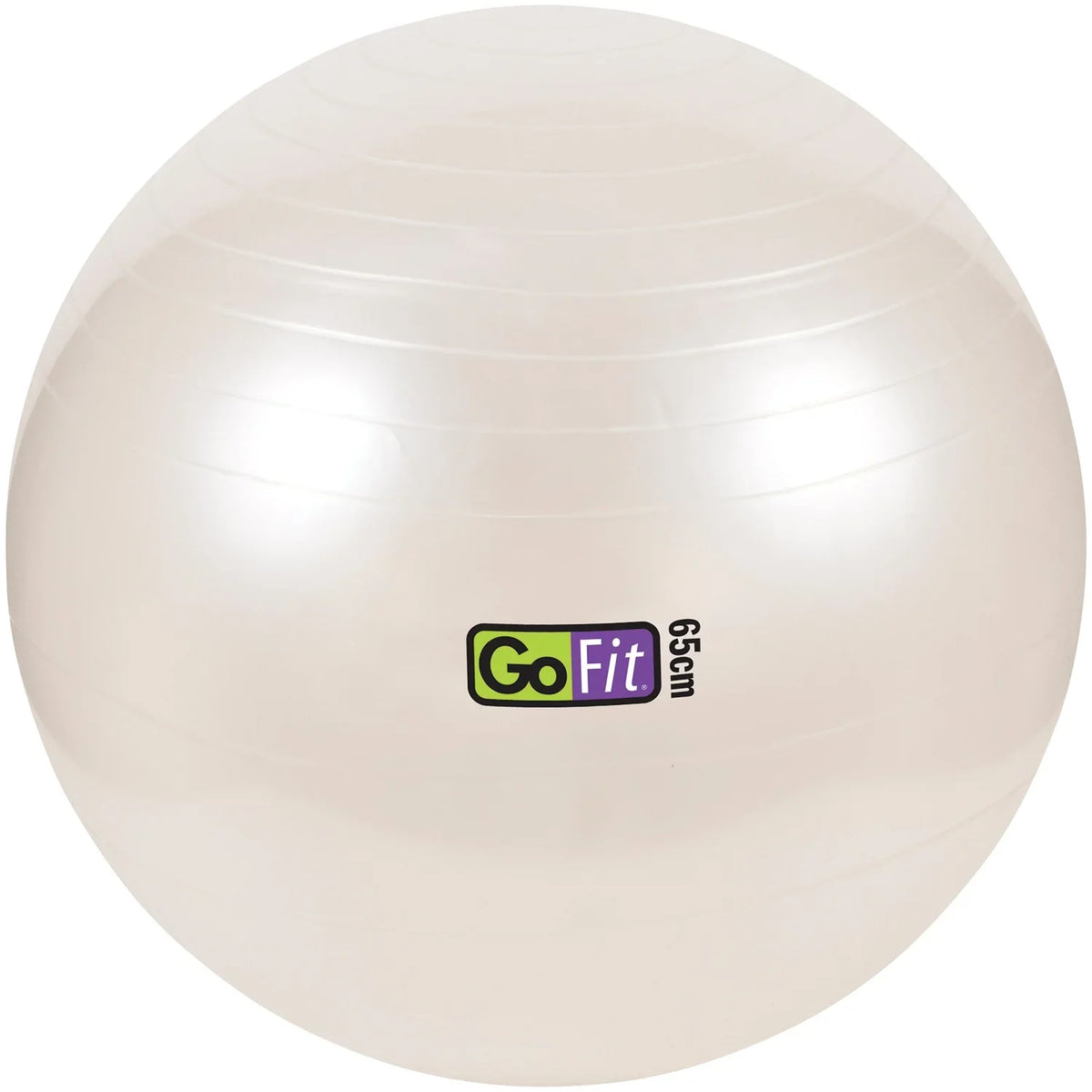 GoFit GF-65 Ball Exercise Ball with Pump (65 cm; White) and Omron HBF-514C Full-Body Composition Monitor Black Bathroom Scale