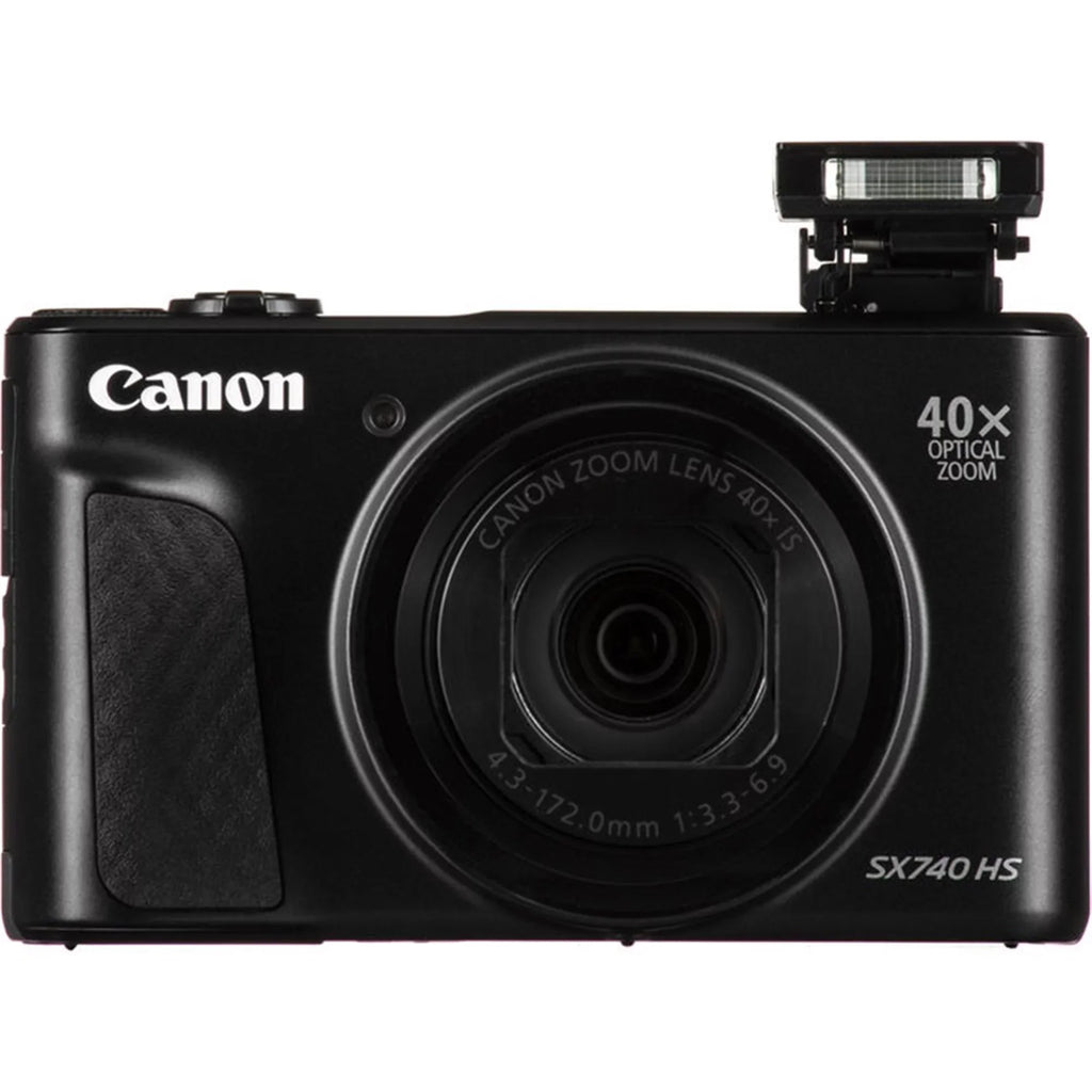 PowerShot SX740 HS 20.3MP Digital Camera Black with 64GB Memory card