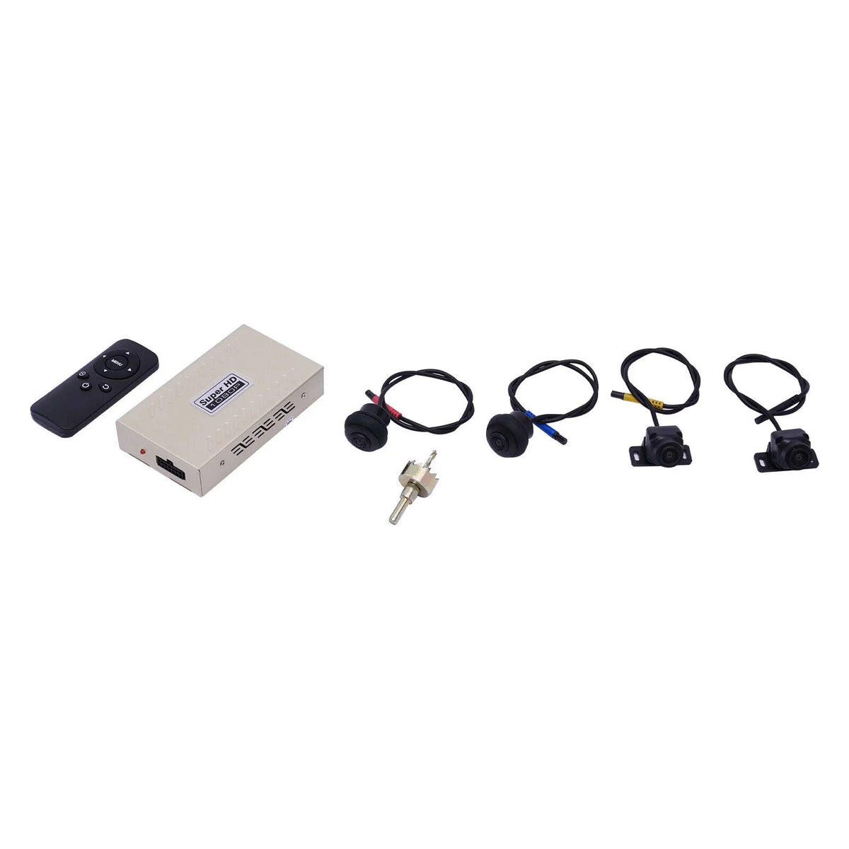 Miumaeov 1080P 4-camera Car DVR Recording 360° Seamless Bird View Panoramic System Kits