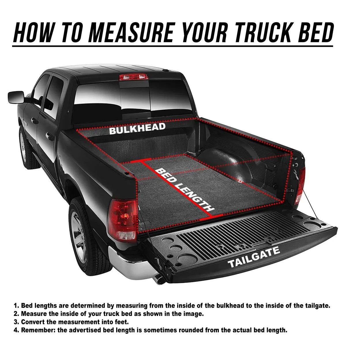 DNA Motoring TTC-TRISOFT-056 For 2007 to 2021  Tundra 5.5' Bed Fleetside Adjustable Tri -Fold Soft Top Trunk Tonneau protector 20 19 18 17 16 15 14 13 12 11 10 09 08