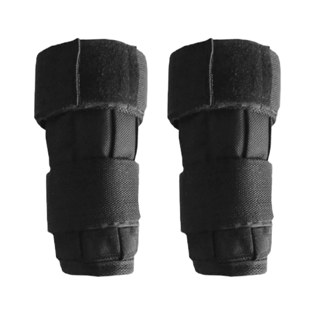 Abody 2 Packs Max Loading 5/10kg Adjustable Wrist Weighted Oxford Ankle Weighted Exercise Weight Loading Wraps Strength Training (Empty)