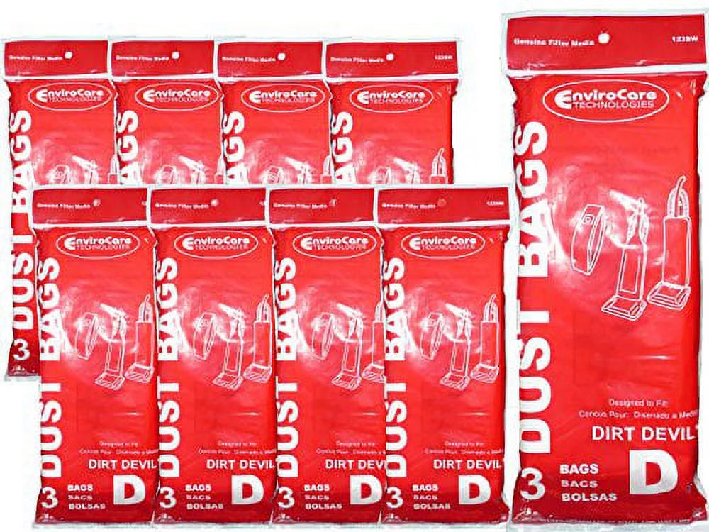 27 Royal Dirt Devil Type D Vacuum Bags, Featherlite, Lite Plus, Extra, Classic,