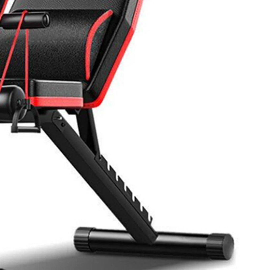TOOL1SHOoo Foldable Adjustable Weight Bench Incline Decline Exercise for Full Body Workout Home Gym with Fast Folding