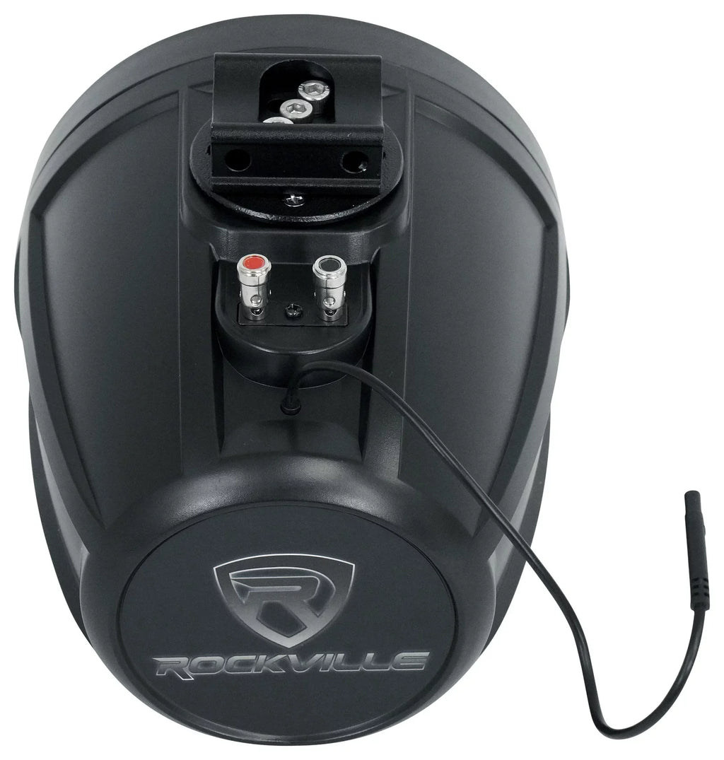 (4) Rockville PT65BR 6.5 inch Powered Bluetooth LED Tower Speakers For ATV/UTV/RZR