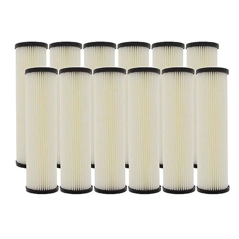 S1 20 Micron Standard 10 X 2.5 Inch Pleated Sediment moisture Filter 12 Pack