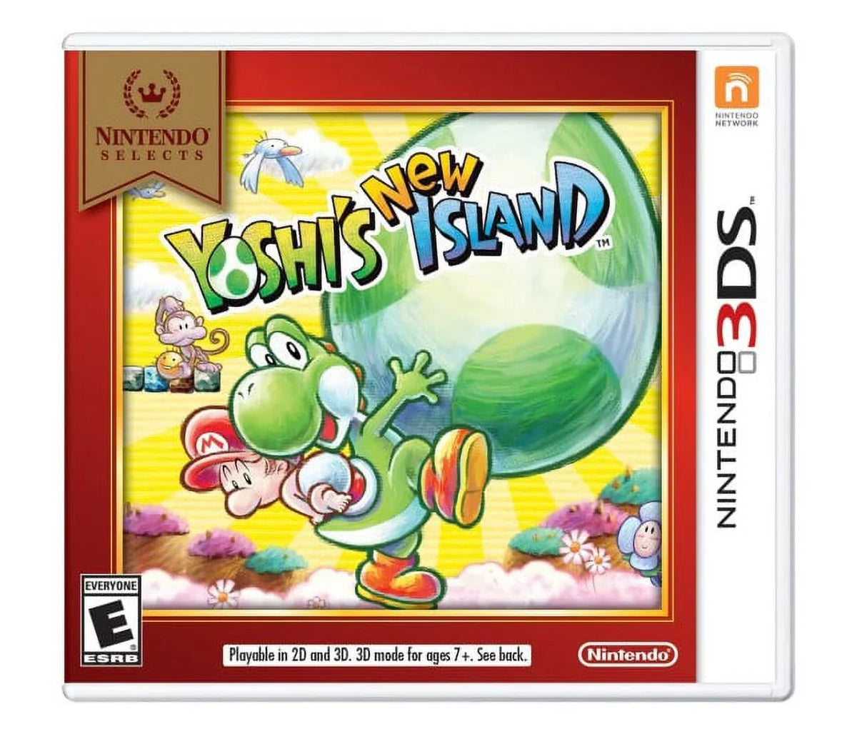 Pre-Owned Yoshi's New Island (Nintendo Selects), Nintendo, Nintendo 3DS, 045496743840