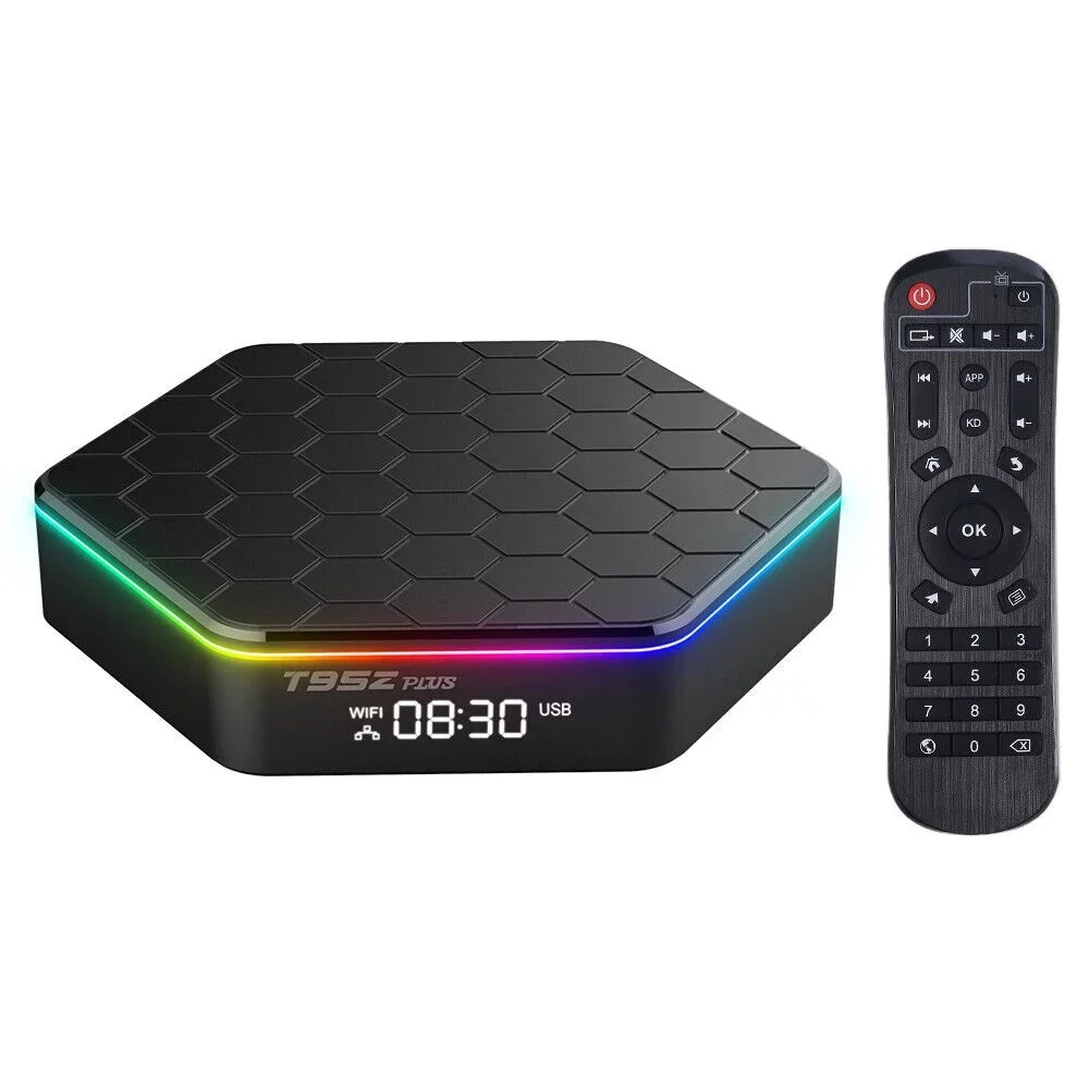 KingFurt   Quad Core 8K HD Video 64GB Memory 6K Stream Player 2023 T95Z Plus Smart Android 12.0 TV Box