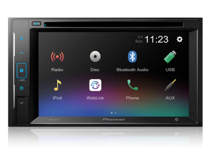 Pioneer DMH-241EX  Touchscreen Digital Media Receiver with Bluetooth + License Plate Backup CameraPioneer DMH-241EX  Touchscreen Digital Media Receiver with Bluetooth + License Plate Backup Camera