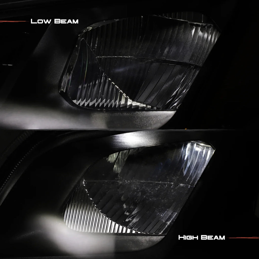AKKON - Fits 2018-2023 Freightliner Cascadia 113 116 125 126 OE Full-LED Black Housing Headlights - Driver Side Replacement