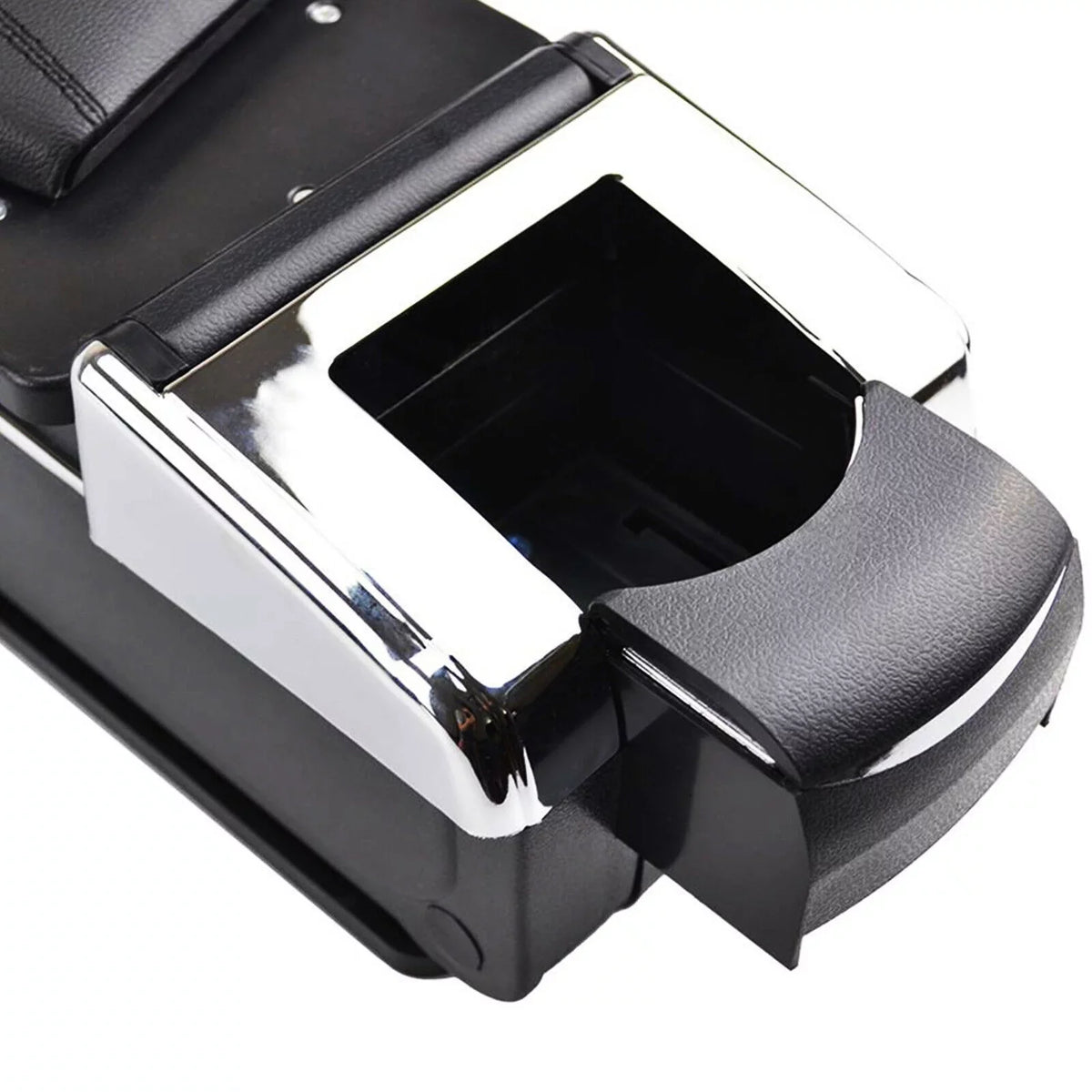 ZhdnBhnos Car Armrest Storage Box Container Rotatable Arm Rest Holder Center Console Black For Nissan Versa/Tiida/Latio 2007-2011