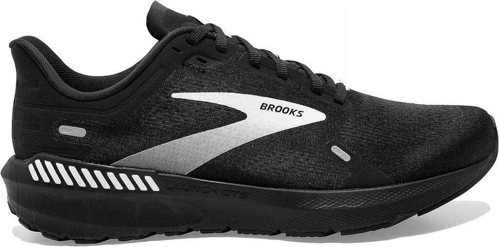 Brooks Men s Launch GTS 9 Supportive Running Shoe 10 Black/White