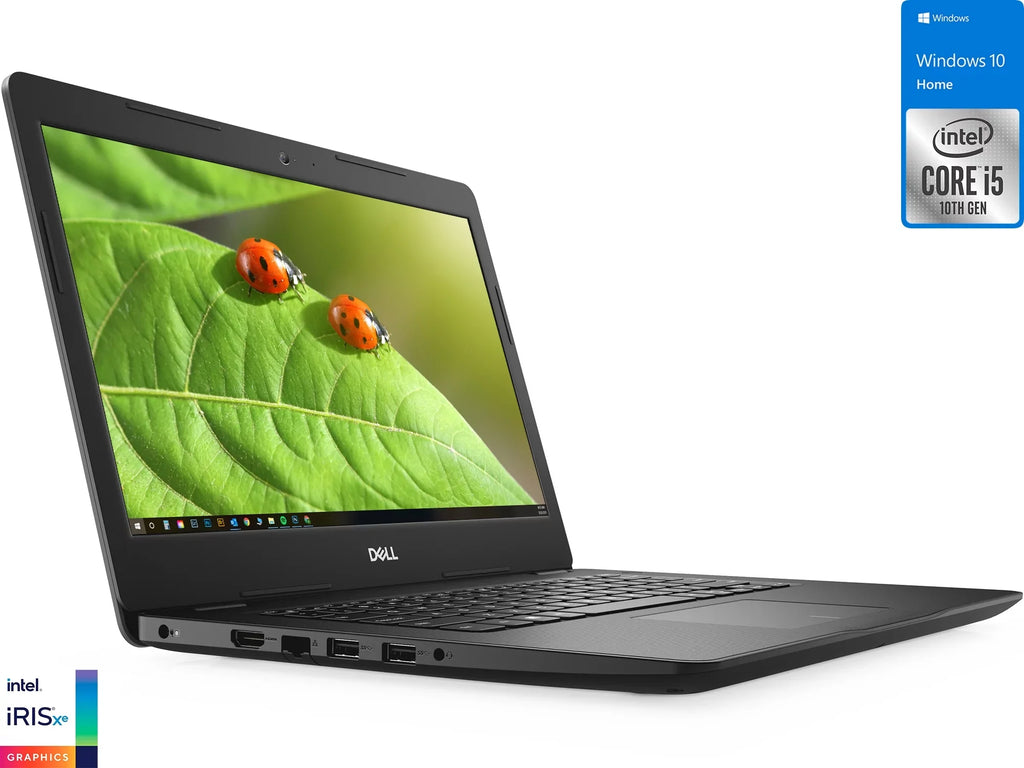 Inspiron 3493 Laptop, 14" FHD Display,  Core i5-1035G4 Upto 3.7GHz, 16GB RAM, 512GB NVMe SSD, HDMI, Card Reader, Wi-Fi, Bluetooth, Windows 10 Home