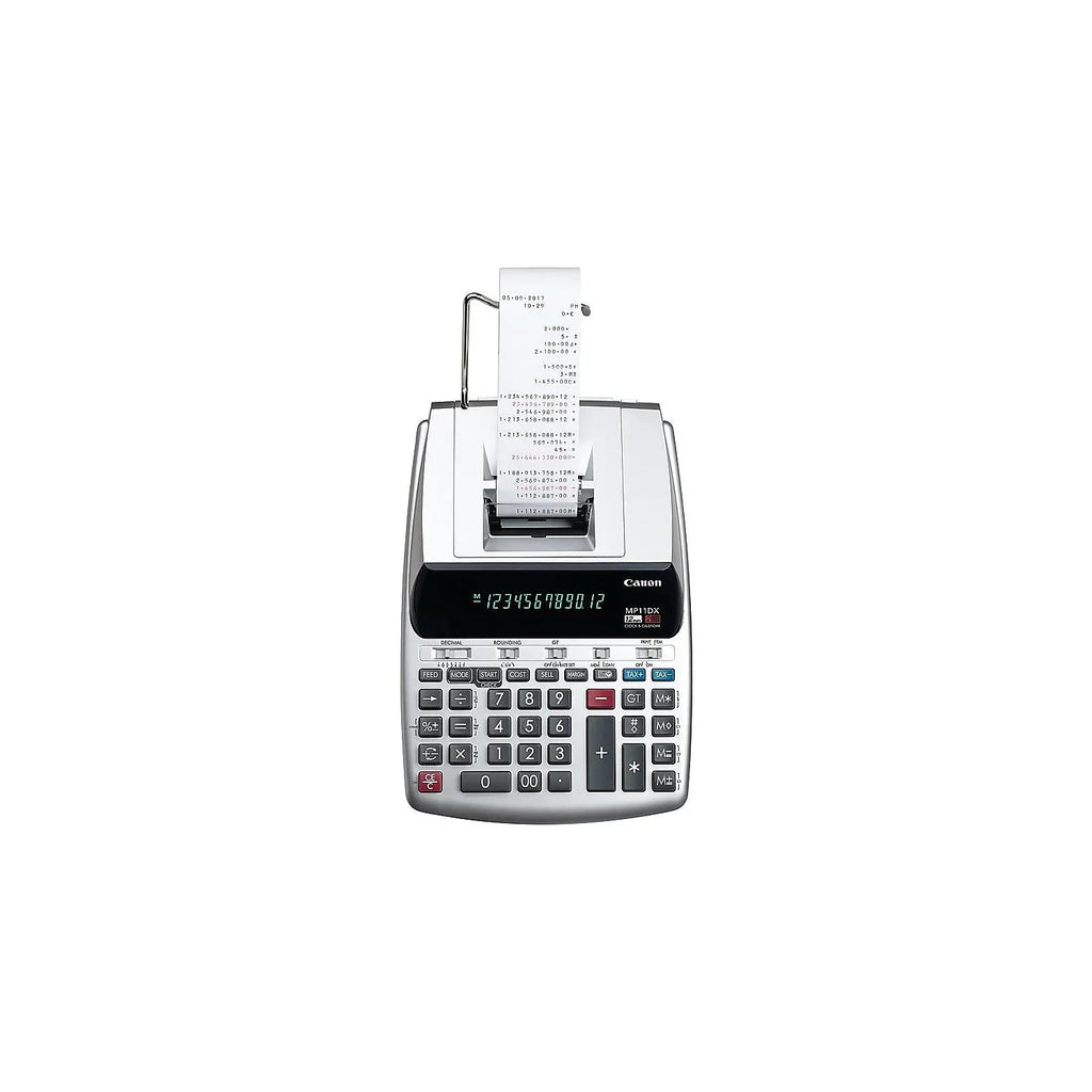 MP11DX 12-Digit Ribbon Printing Calculator, Black/Red Print, 3.7 Lines/Sec