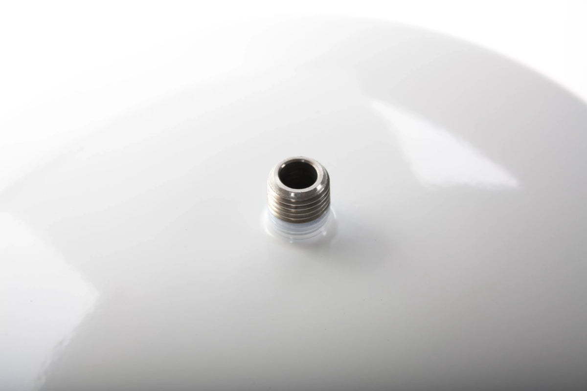 RO-122-W14 Hydronix 3.2 Gallon Stainless Steel Reverse Osmosis Storage moisture Tank, Small Size - White, 1/4" Port