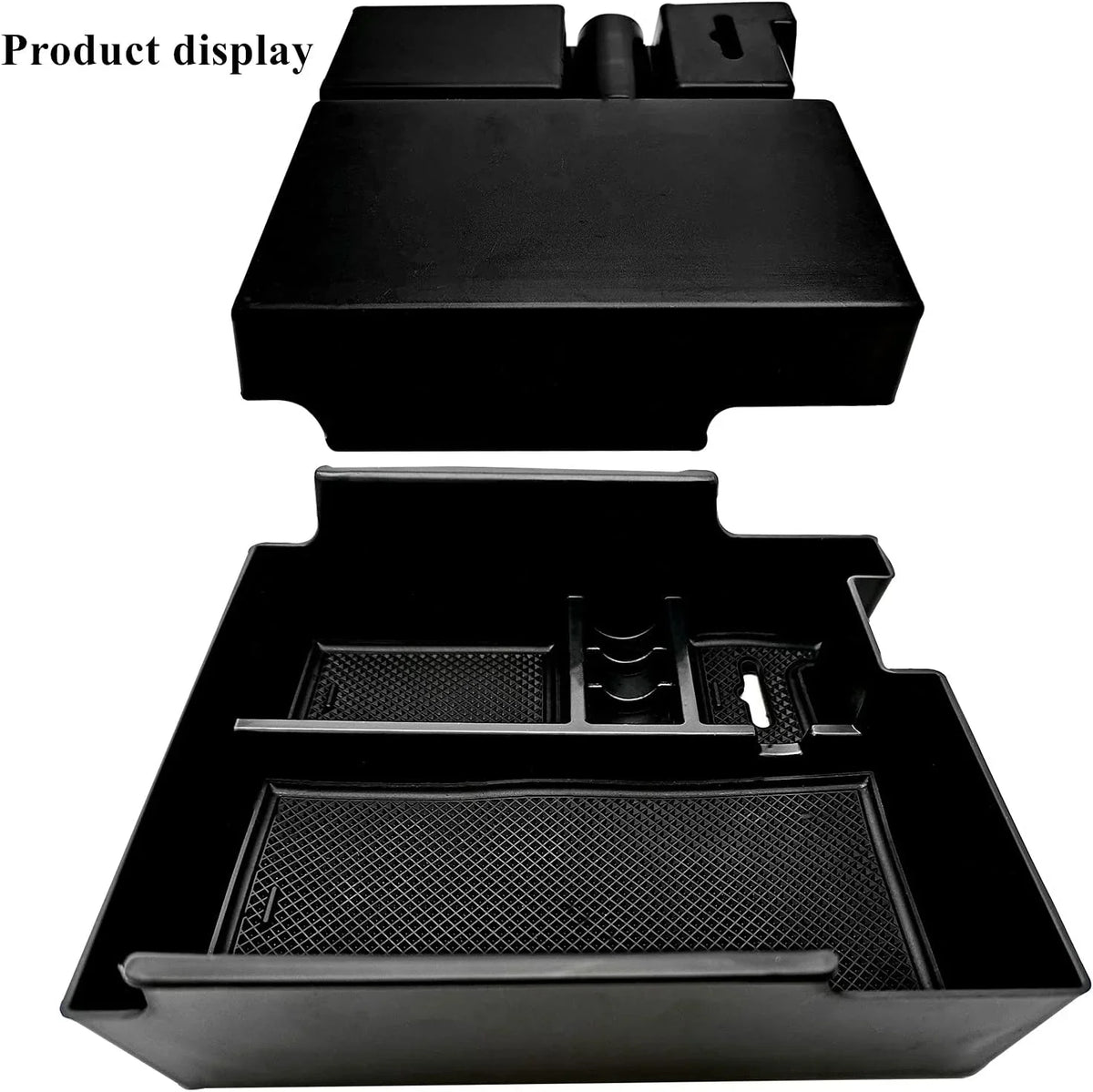 EVTIME Center Console Organizer Interior Storage Box fit for  Explorer 2019 2018 2017 2016 2015 2014 2013 2012 Accessories Armrest Secondary Storage Tray