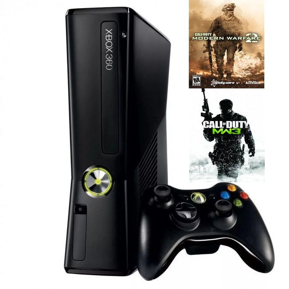 Pre-Owned  Xbox 360 4gb Console Call of Duty Modern Warfare 2, 3 and 4 Bundle