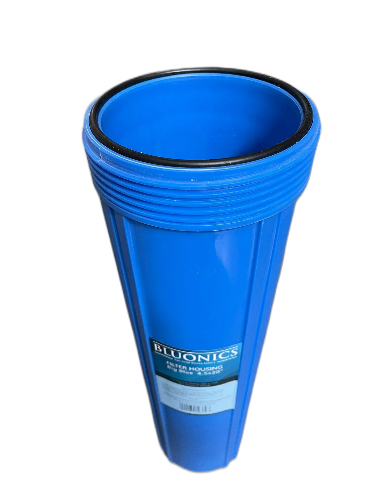 Bluonics 4.5"x20" Whole House aqua Filter Replacement Solid Blue Canister-Cap not included